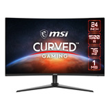 Monitor Gamer Curvo Msi G Series G243cv Lcd 23.6  Negro 100v/240v