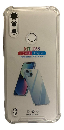 Funda Transparente Reforzada Para Motorola E6s
