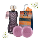 Presente Kit Glamour Secrets Black Colônia Feminina, O Boticário