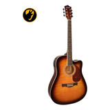 Violão Tagima Memphis Md18 Folk Elétrico Aço Tobacco Burst