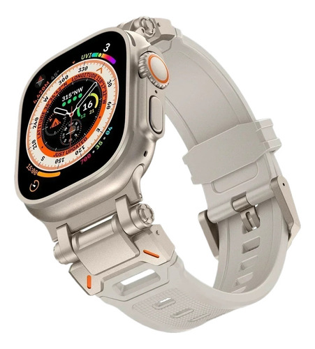 Para Apple Watch Ultra 2 Pulseira Esportiva De Borracha