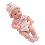 Boneca Bebê Reborn Laura Baby Mini Jolie 100% Vinil