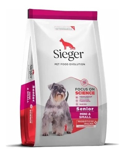 Alimento Sieger Para Perro Senior Mini Y Small 12 Kg