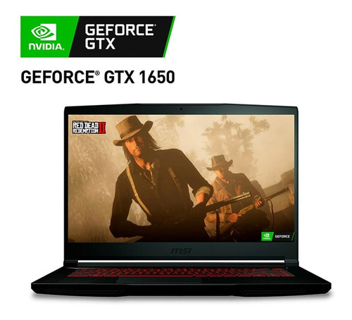 Laptop Gamer Msi Gf63 Geforce Gtx 1650 Core I5 8gb 256gb Ssd