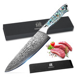 Cuchillo De Chef Japonés De 8 Pulgadas, Cuchillo Profesional