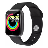 Reloj Inteligente Compatible  iPhone O Android D20 - Negro