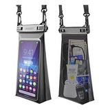Bolsa Negra Impermeable De Celular Compatible Con iPhone 13