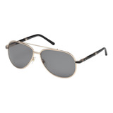 Lentes De Sol Mont Blanc Mb526s Double Bridge Polarized 62mm