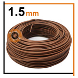 Rollo De Cable Unipolar 1,5 Mm Broke X100 Mts Color Marron