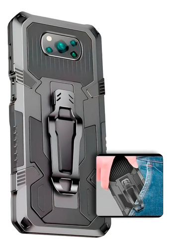 Funda Para Xiaomi Poco X3 Pro Clip Case + Mica Vidrio Templado