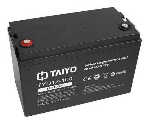 Batería Ciclo Profundo Agm - 12v 100ah - Taiyo - Cuotas