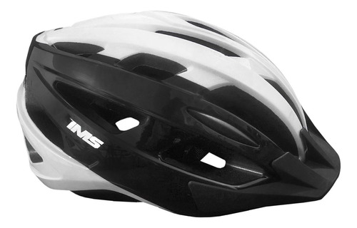 Capacete De Ciclismo Ims Racing Adventure Preto E Branco