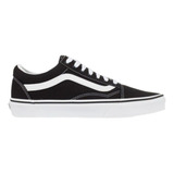 Tenis Vans Old Skool Negro Blanco Unisex Originales 0zdf1wx