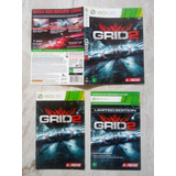 Encartes+manual Grid 2 Limited Edition / Xbox 360 Originais