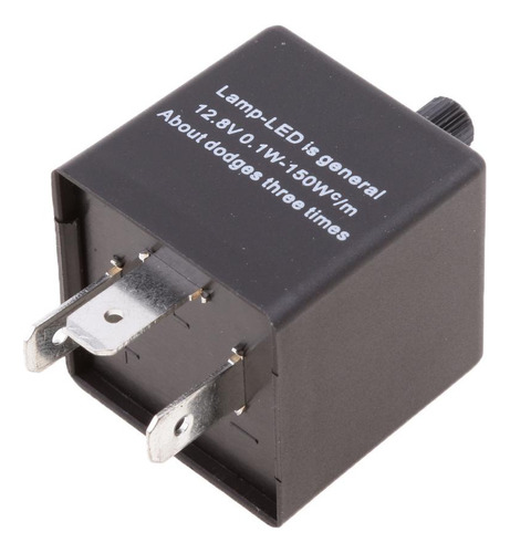 3-pin Cf113 Cf-13 Ajustable 12v Led Flasher Relay Fix Luz