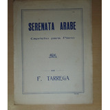 Partitura Serenata Árabe Capricho Para Piano F. Tarrega