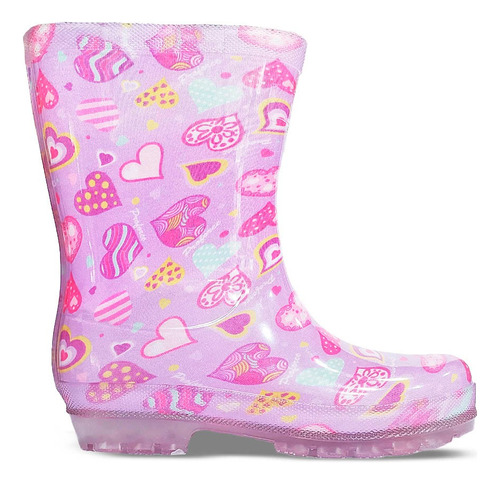 Botas De Lluvia Estampadas Nena Livianas Proforce #6001