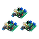 3x Placa Amplificadora De Potência 5w+5w Hifi De Dois Canais