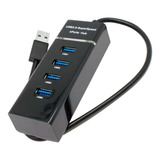 Hub 4 Bocas Puertos 3.0 Alimentación Multiplicador Usb