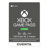 Suscripcion Microsoft Xbox Game Pass Ultimate 2 Meses