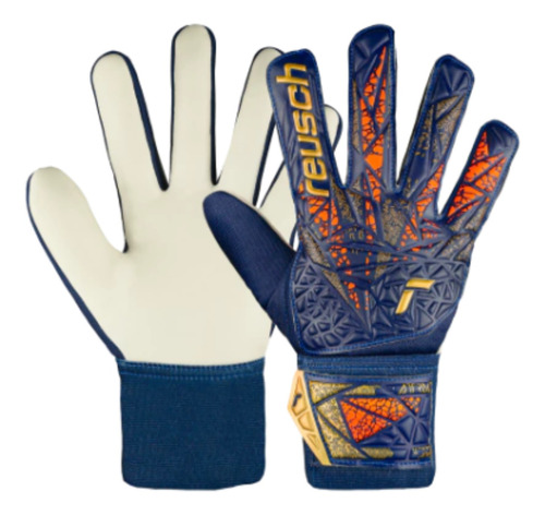 Guantes Arquero Reusch Niño Started Solid Rgu1930 Az/nar