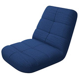 Easy Lounge Adjustable Floor Chair Padded Folding Seat,...