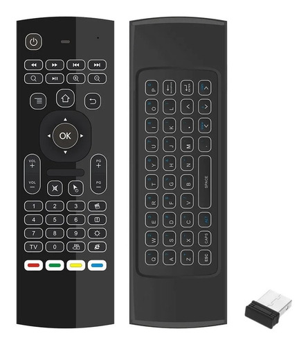 Teclado Inalámbrico + Control Remoto Para Smart Tv Box 2.4g