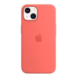 Funda Original Apple iPhone 13 -silicona-coral (pomelo Rosa)