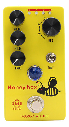 Pedal Mosky Honey Box Overdrive True Bypass