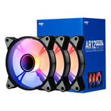 Cooler Fan Gamer Aigo Ar12 120mm Pro Conjunto C/3 Fans