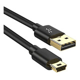 Cable Mini Usb Scovee Para Cámara Digital De 3 Ft -negro