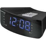 Radio Reloj Led Alarma Despertador Daewoo Di-2618 Color Negro