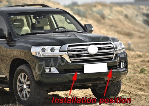 Lamina Parachoque Toyota Land Cruiser 200 2016 2017 A 45 Dia Foto 2