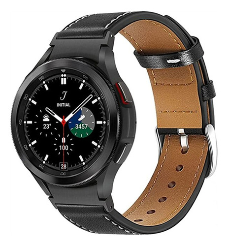 Correa De Cuero Sin Huecos Para Samsung Galaxy Watch 5 Pro