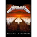 Quadro Metallica Master Of Puppets Moldura 42x29cm