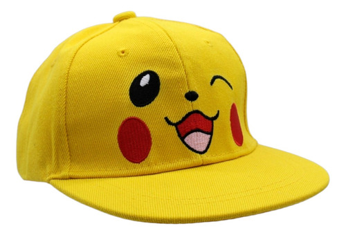 Gorra De Pikachu - Premium - Pokémon - Guiño - Alta Calidad