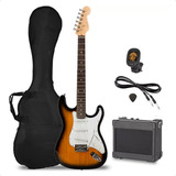 Combo Guitarra Electrica Rock + Ampli + Accesorios Completos