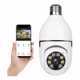 Camara Seguridad Ip Domo Con Wifi Y Parlante Vision Nocturna Color Blanco Domo E27