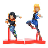 Figura Dragon Ball Z Androide Numero 17 Y Androide Numero 18