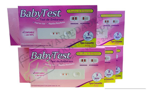 Prueba Test De Embarazo Pack De 5 Unidades  Cualquier Hora