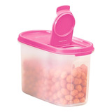 Tupperware Modular Oval Dispenser Cereal Grãos 1,1 Litro 