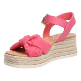 Sandalia Hush Puppies Mujer Mia Fucsia