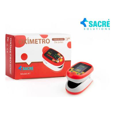 Oxímetro Pediátrico Sacré Solutions Digital Recargable Dedo con Alarma USB-C | MercadoLibre