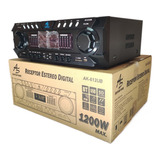 Amplificador Sonido American Sound Ak-612ub 1200w Usb-bt