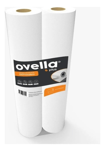 Sabanilla Blanca Papel Desechable Ovella - Pack 2x48 Mts