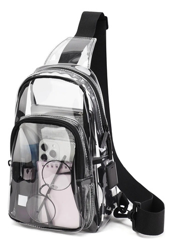 Bolso Bandolera Transparente Para Estadio, Hombres Y Mujeres