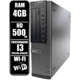 Computador Cpu Desktop Dell Optiplex 7010 I3 3° Geração 4gb 