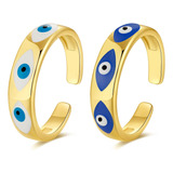 Sismiurra Anillo De Mal De Ojo Para Mujeres Y Hombres, Bonit