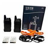 Radios De Comunicación Baofeng 4 Baterías 2 Cargadores