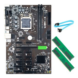 Kit Combinado De Placa Base Minera B250 Btc Lga 1151 Sata 3.